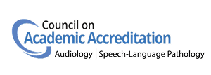 Council on Academic Accreditation in Audiology and Speech-Language Pathology (CAA) logo